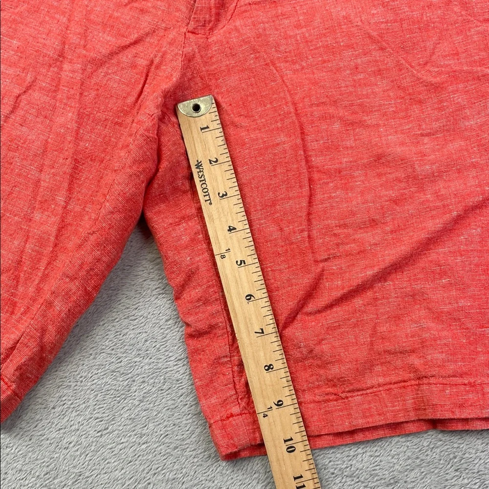 Banana Republic 30/10 Linen Cotton Casual Red Men's Chino Shorts